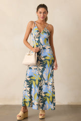 MINKPINK Artistic Garden Green Maxi Dress