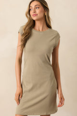 Z Supply Dusty Palm Green Camino Mini Dress