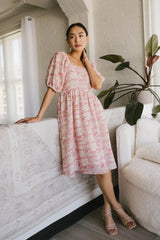 Hannah Floral Midi Dress - FINAL SALE