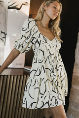 Caplan Abstract Mini Dress - FINAL SALE