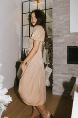 Callista Velvet Midi Dress - FINAL SALE