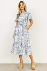 Theresa Floral Midi Dress