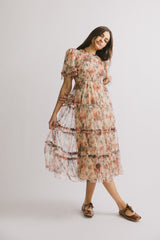 Janette Floral Midi Dress - FINAL SALE