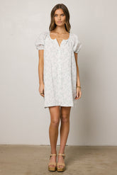 Pattie Floral Babydoll Dress in Lavender - FINAL SALE