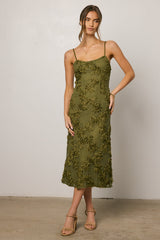 Cyrus Textured Midi Dress - FINAL SALE