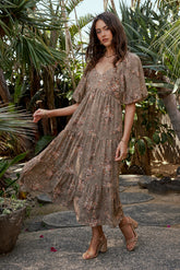 Maribel Dress in Olive