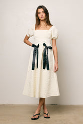 Nova Textured Midi Dress