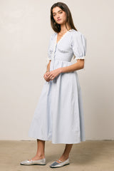 Romy Lace Trim Midi Dress