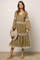 Suzan Floral Midi Dress - FINAL SALE