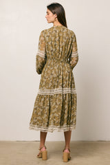 Suzan Floral Midi Dress - FINAL SALE