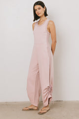 Tristan Knit Jumpsuit in Pink - FINAL SALE