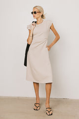Kyra Midi Dress in Khaki - FINAL SALE