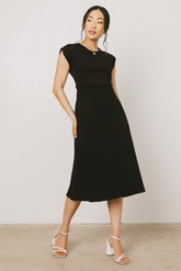 Kyra Midi Dress in Black - FINAL SALE