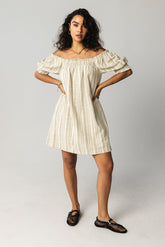 Drew Striped Babydoll Dress