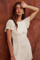 George Lace Trim Mini Dress