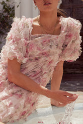 Marina Ruffle Maxi Dress