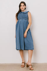 Fallon Denim Midi Dress