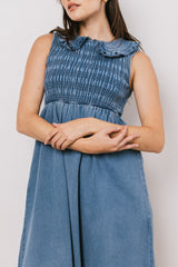 Fallon Denim Midi Dress