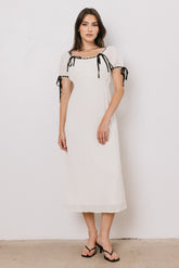 Quincy Lace Trim Midi Dress