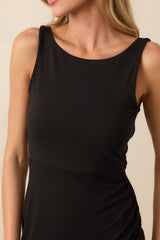 Z Supply Black Valencia Midi Dress