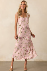 Nobody Like Me Rose Pink Floral Jacquard Maxi Dress