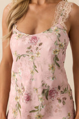 Nobody Like Me Rose Pink Floral Jacquard Maxi Dress