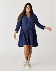 Blair Dress: Navy
