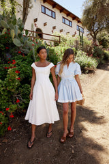 Colin Midi Dress in Cream