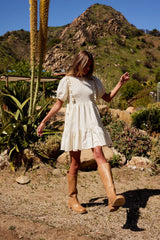 Mei Smocked Mini Dress