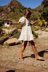 Mei Smocked Mini Dress