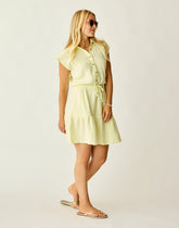 Alex Gauze Dress: Light Limeade