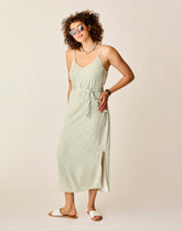 Macy Dress: Dk. Haze Geo