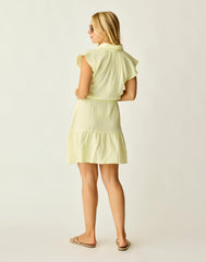 Alex Gauze Dress: Light Limeade