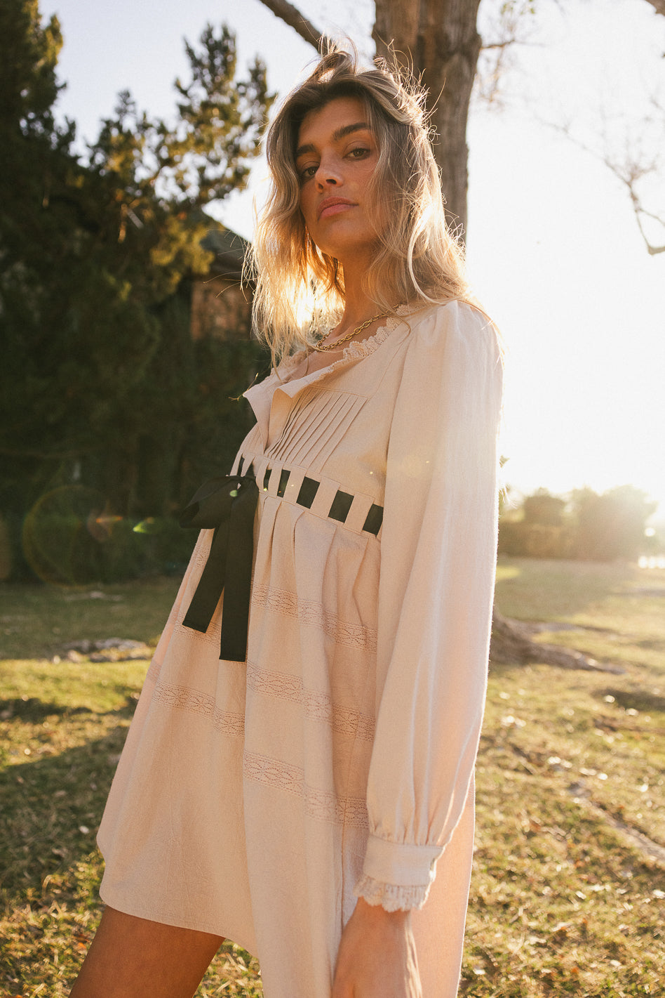 Emmie Lace Mini Dress - FINAL SALE