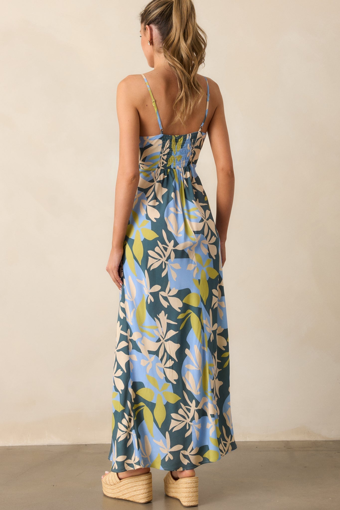 MINKPINK Artistic Garden Green Maxi Dress