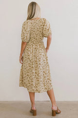 Justine Smocked Midi Dress - FINAL SALE