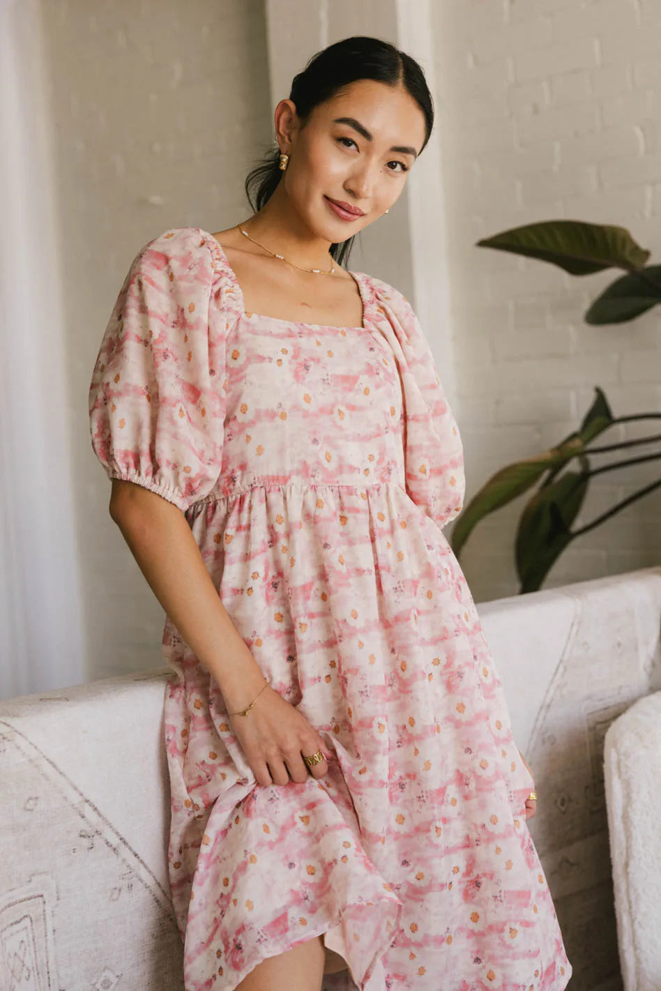 Hannah Floral Midi Dress - FINAL SALE