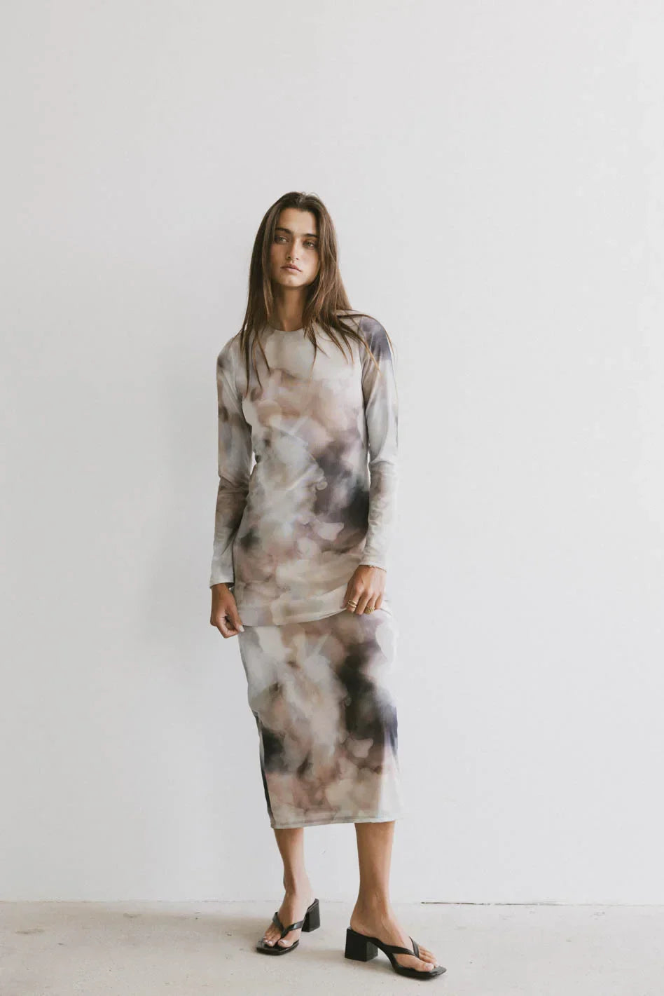 Jamie Watercolor Bodycon Dress
