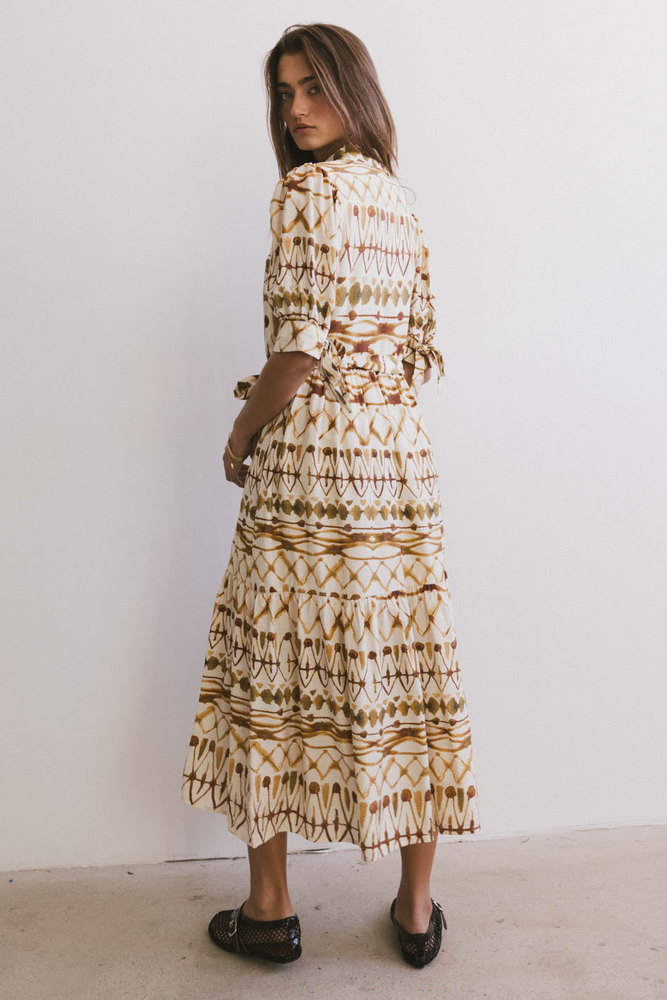 Tamara Abstract Midi Dress - FINAL SALE