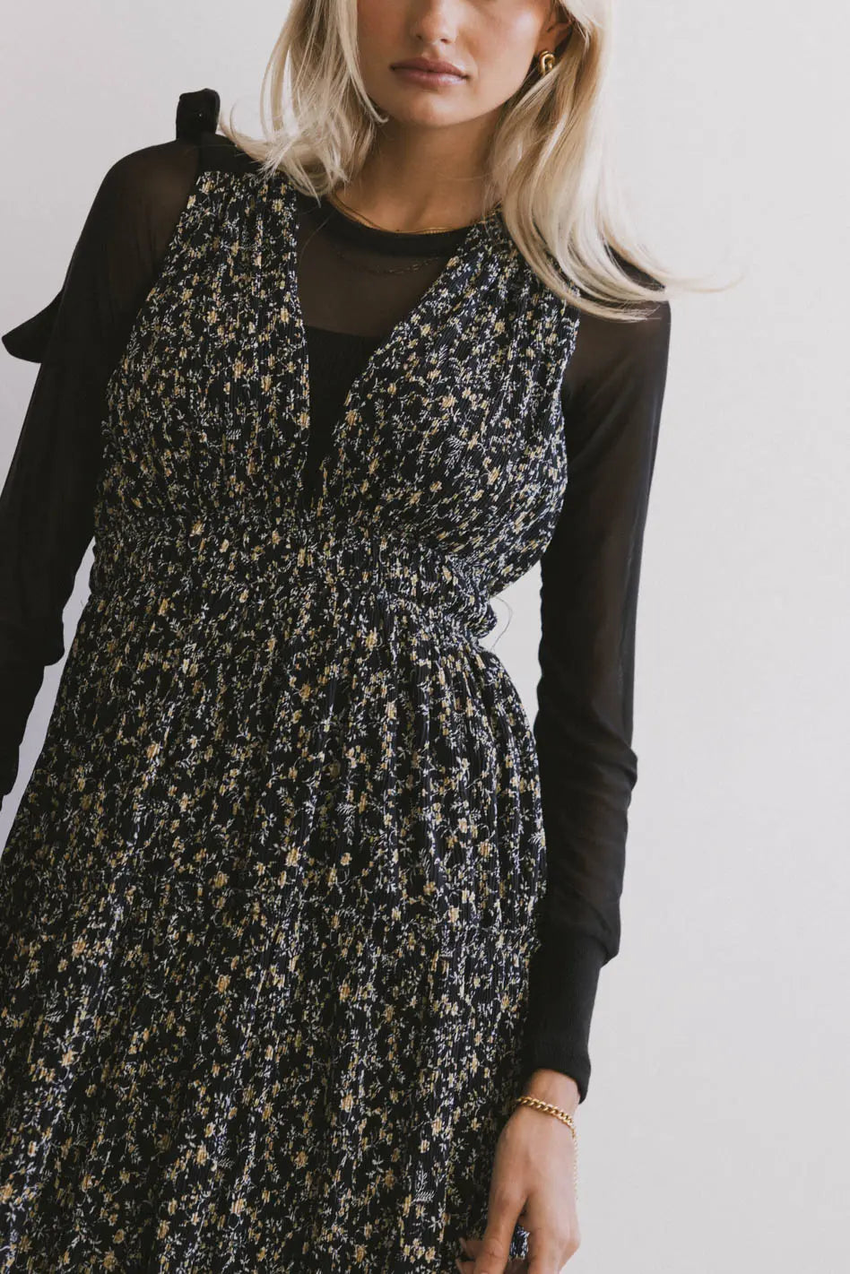 Josephine Floral Tie Strap Dress - FINAL SALE