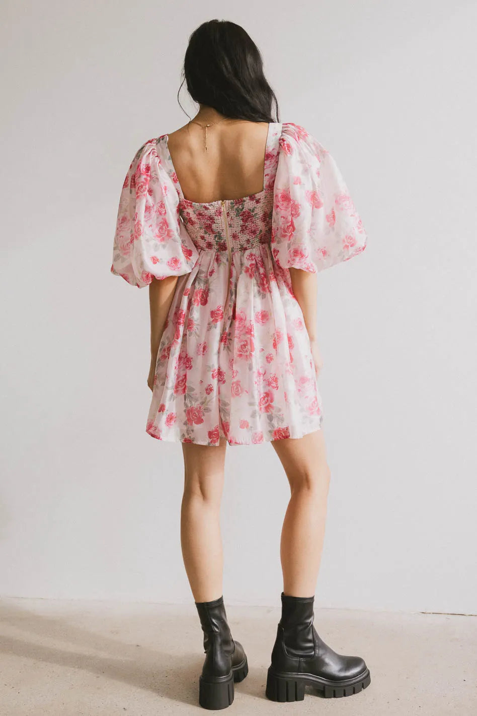 Eleanor Smocked Mini Dress - FINAL SALE