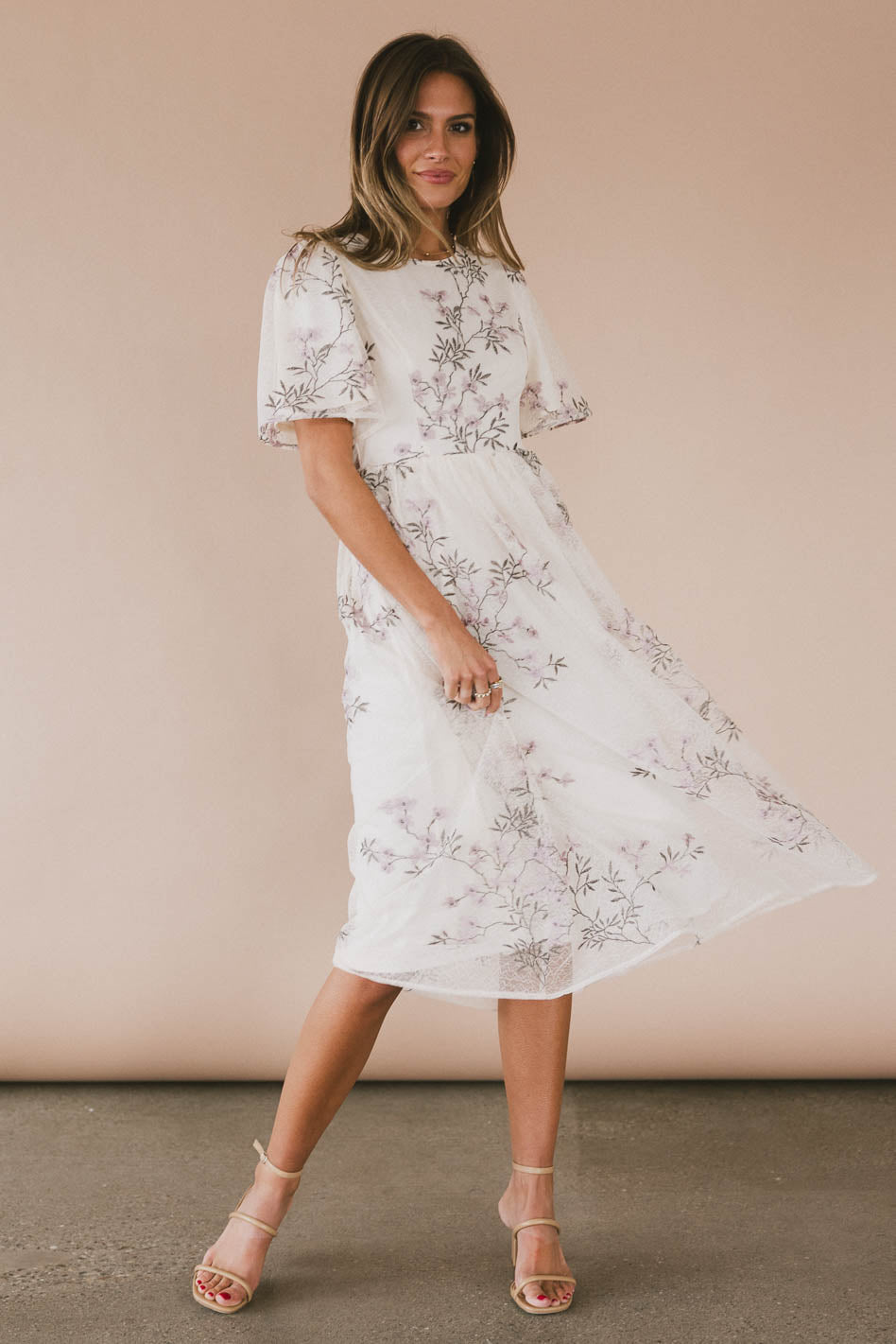 Evelise Floral Midi Dress - FINAL SALE