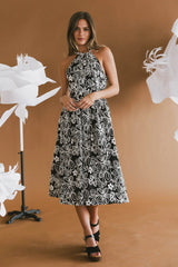 Cherie Floral Midi Dress - FINAL SALE