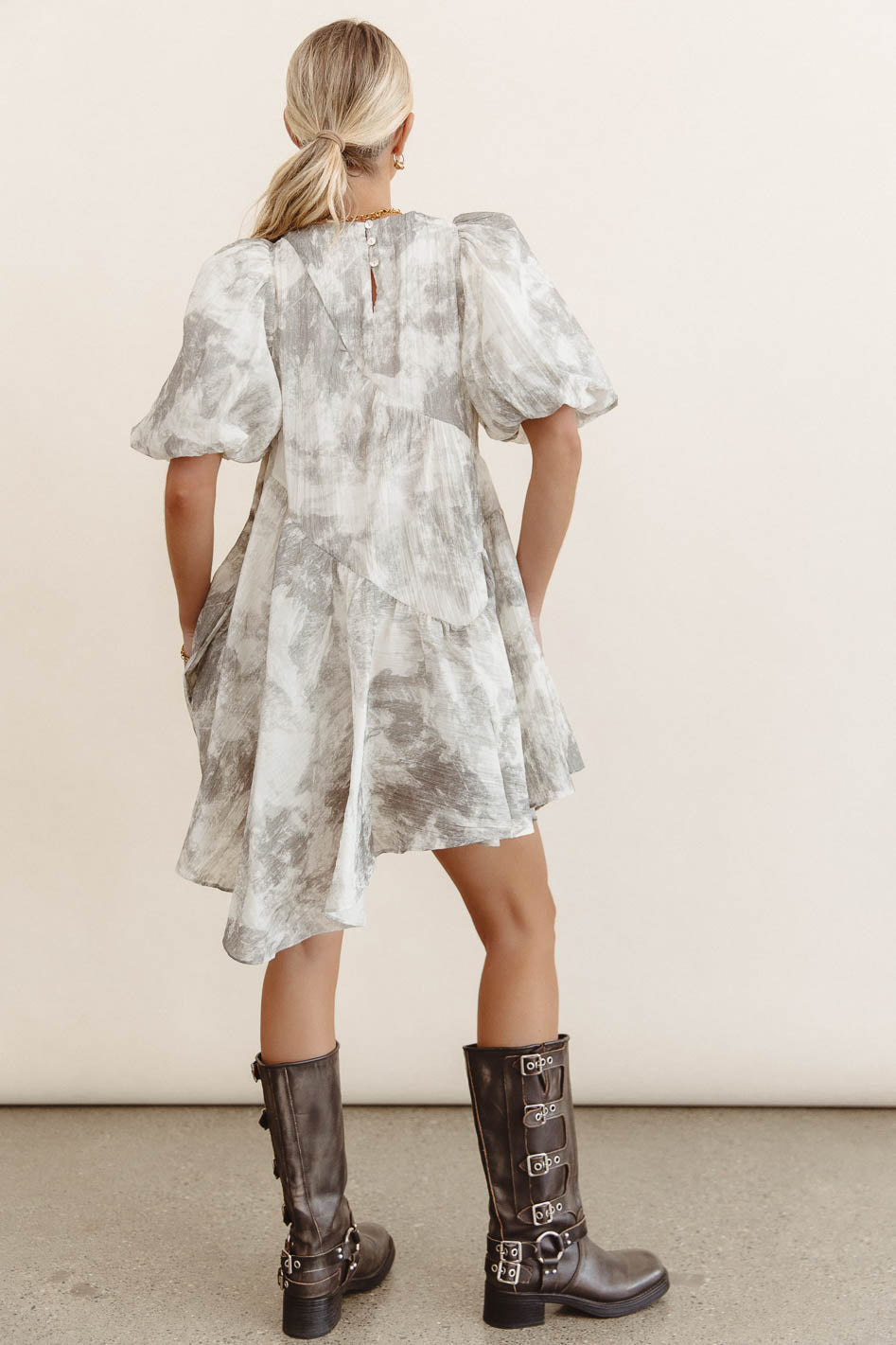 Kellie Abstract Babydoll Dress - FINAL SALE