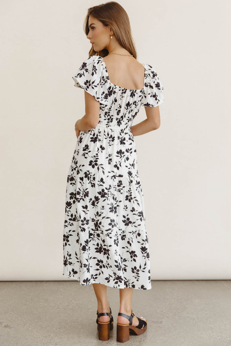 Calli Floral Midi Dress - FINAL SALE