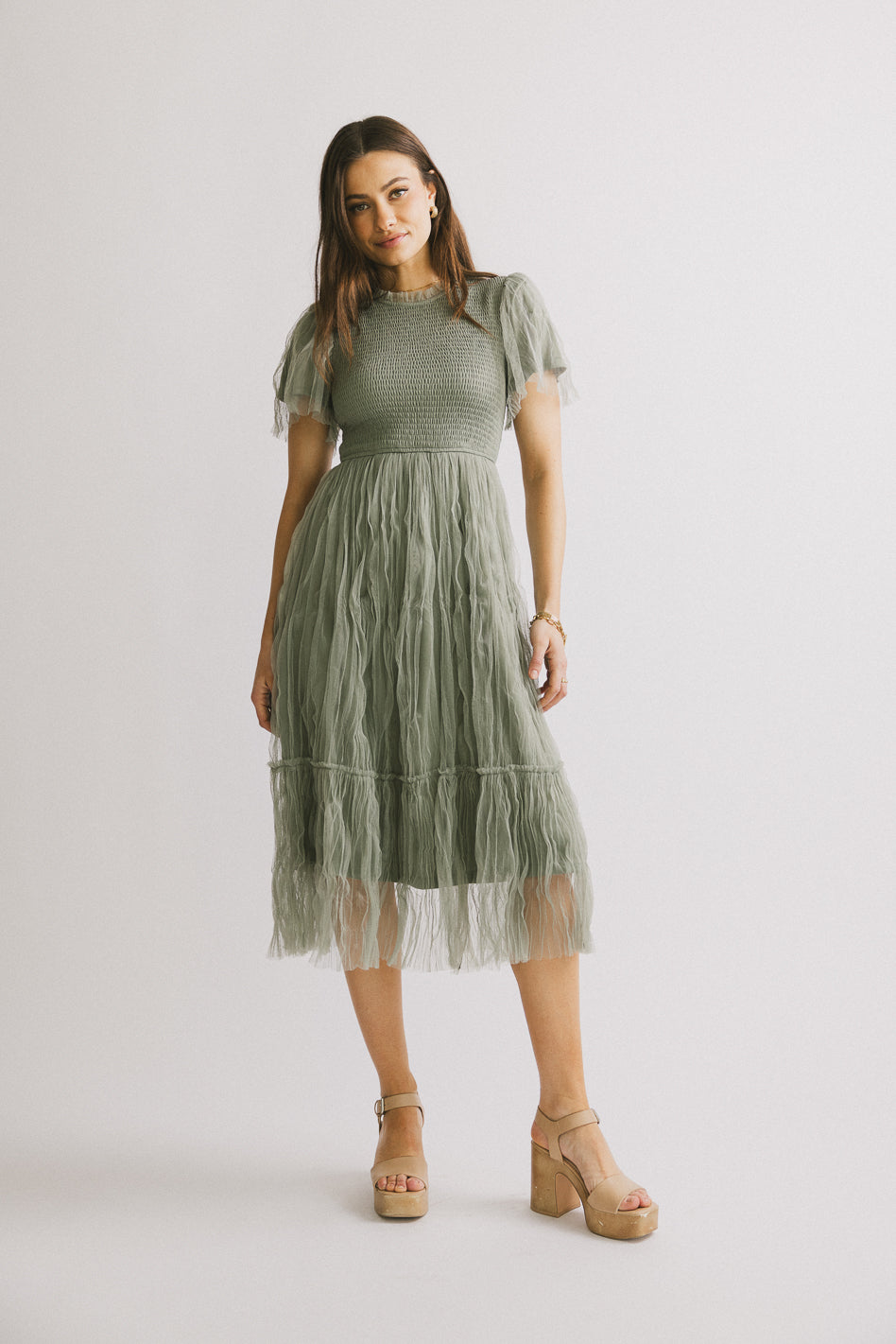 Charlie Lace Midi Dress - FINAL SALE