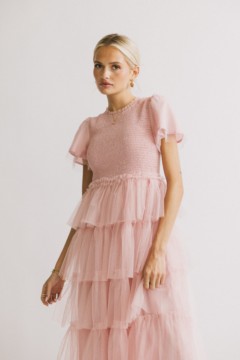 Marcella Ruffle Midi Dress - FINAL SALE