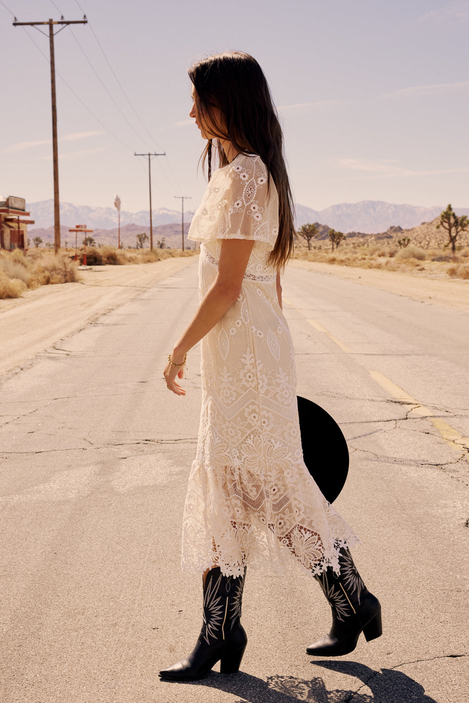 Maxene Embroidered Midi Dress - FINAL SALE