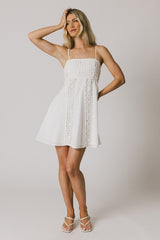Valarie Embroidered Mini Dress - FINAL SALE