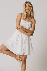 Valarie Embroidered Mini Dress - FINAL SALE